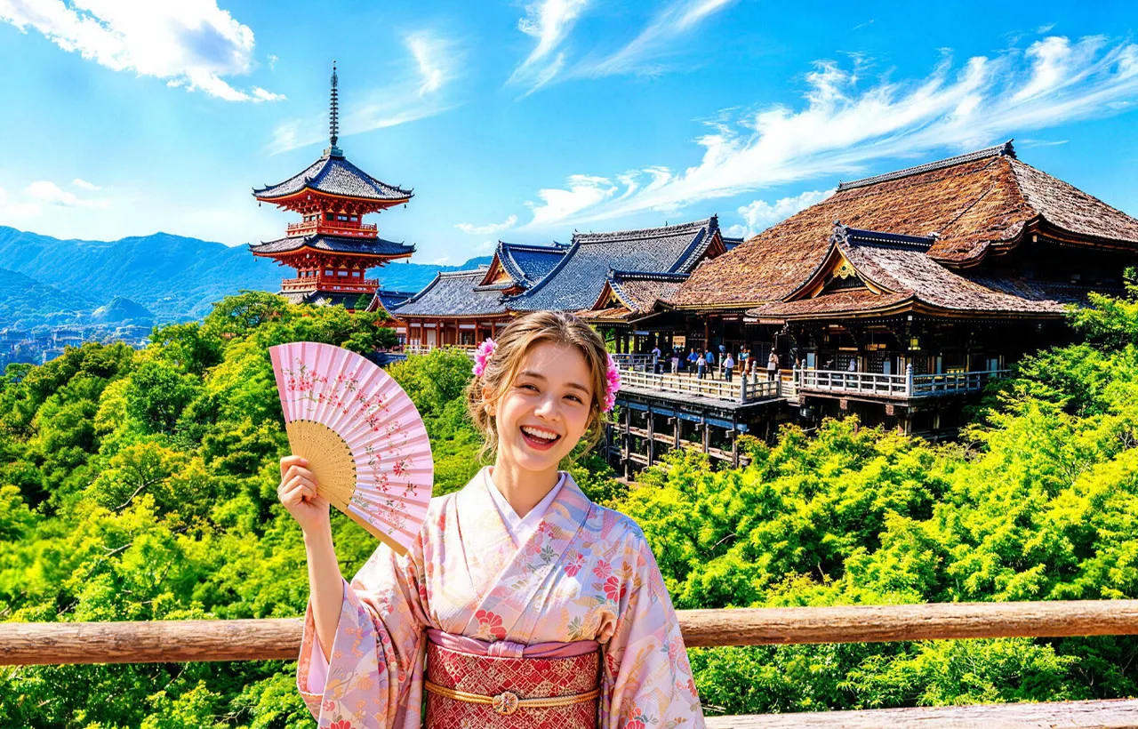 Kyoto and Nara Day Trip | Kiyomizu-dera Temple + Fushimi Inari Shrine + Nara Park (Departure from Osaka/Kyoto)
