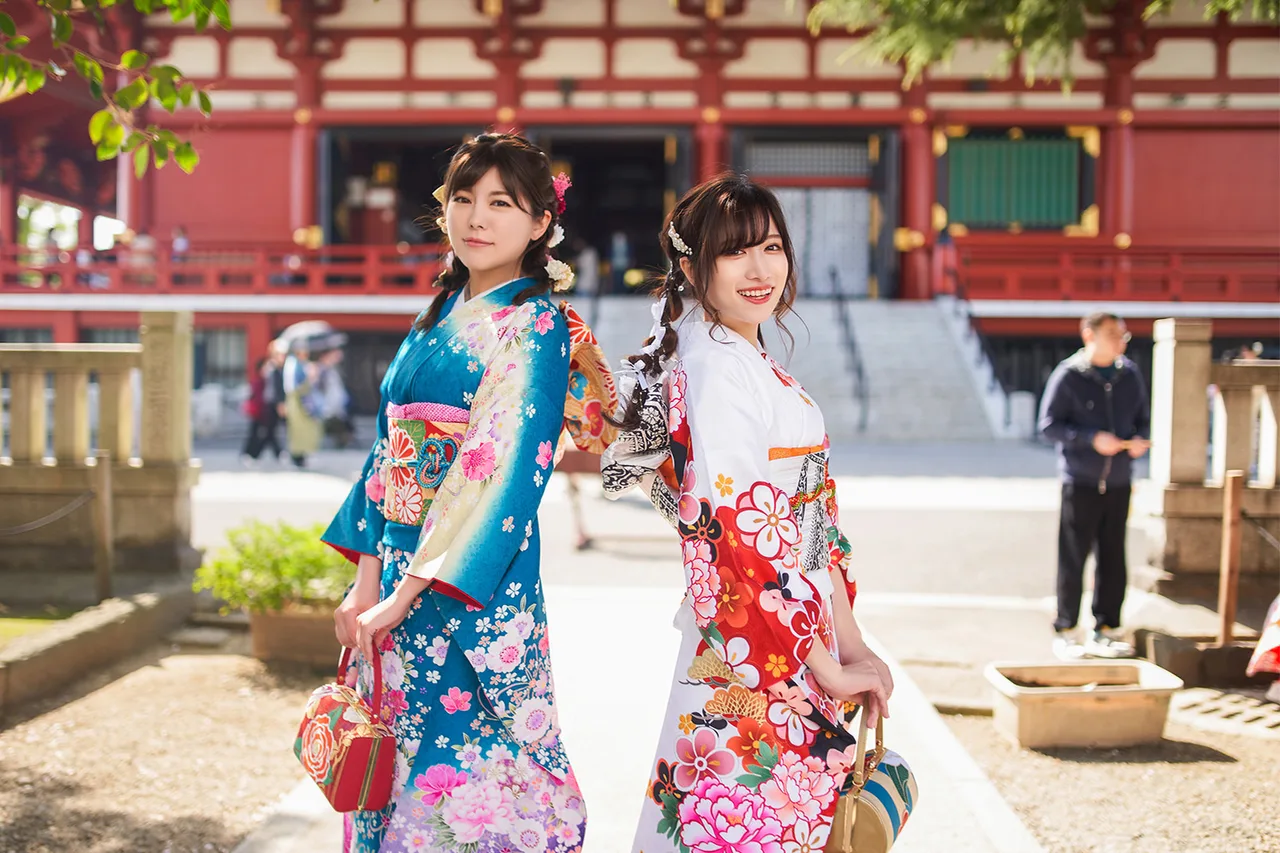 Tokyo Asakusa Kimono & Furisode Rental Experience