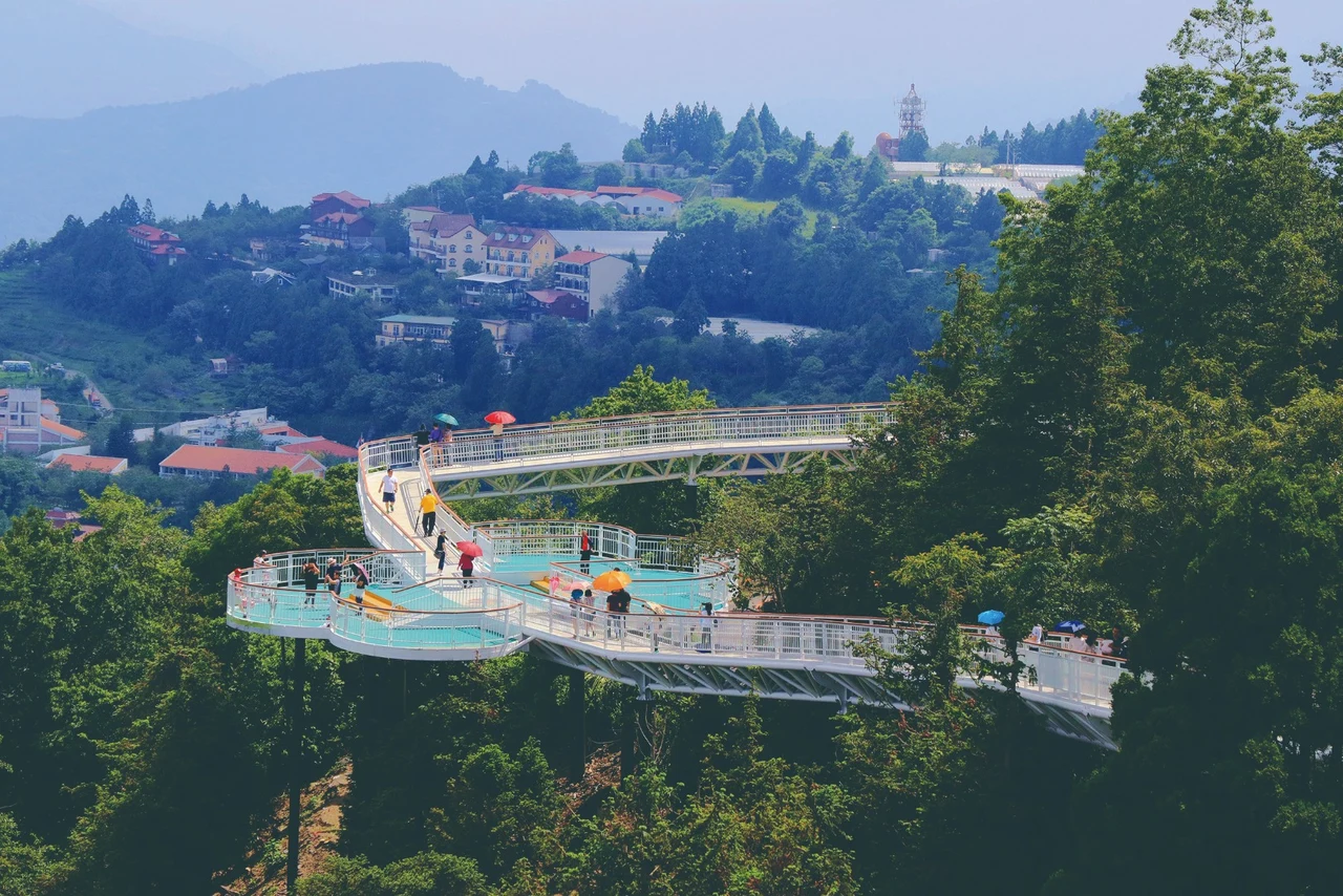 Qingjing Skywalk and Swiss Garden Ticket