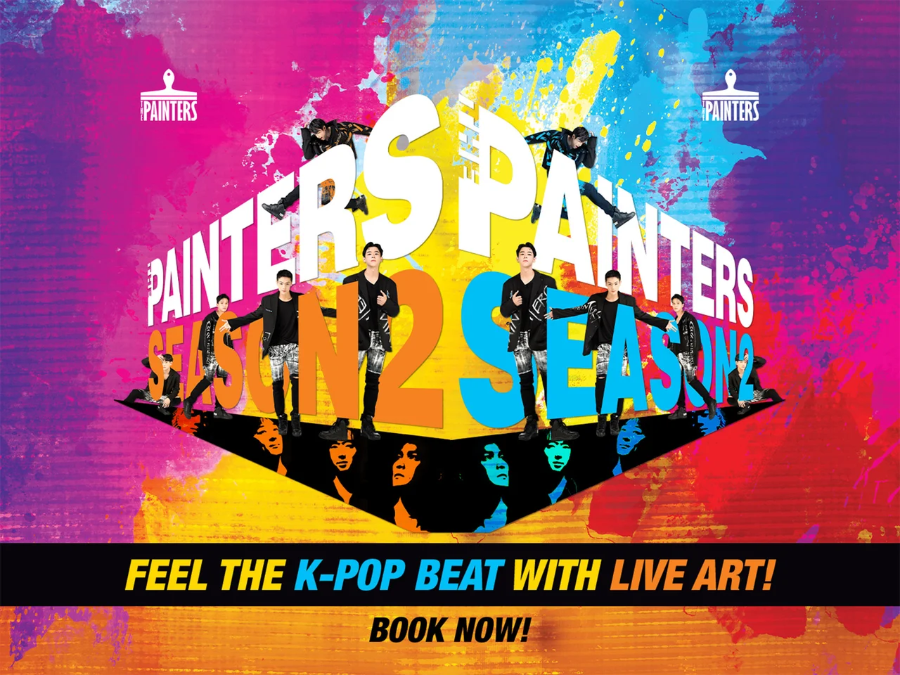 THE PAINTERS Live Art K-pop Dance Show in Seoul