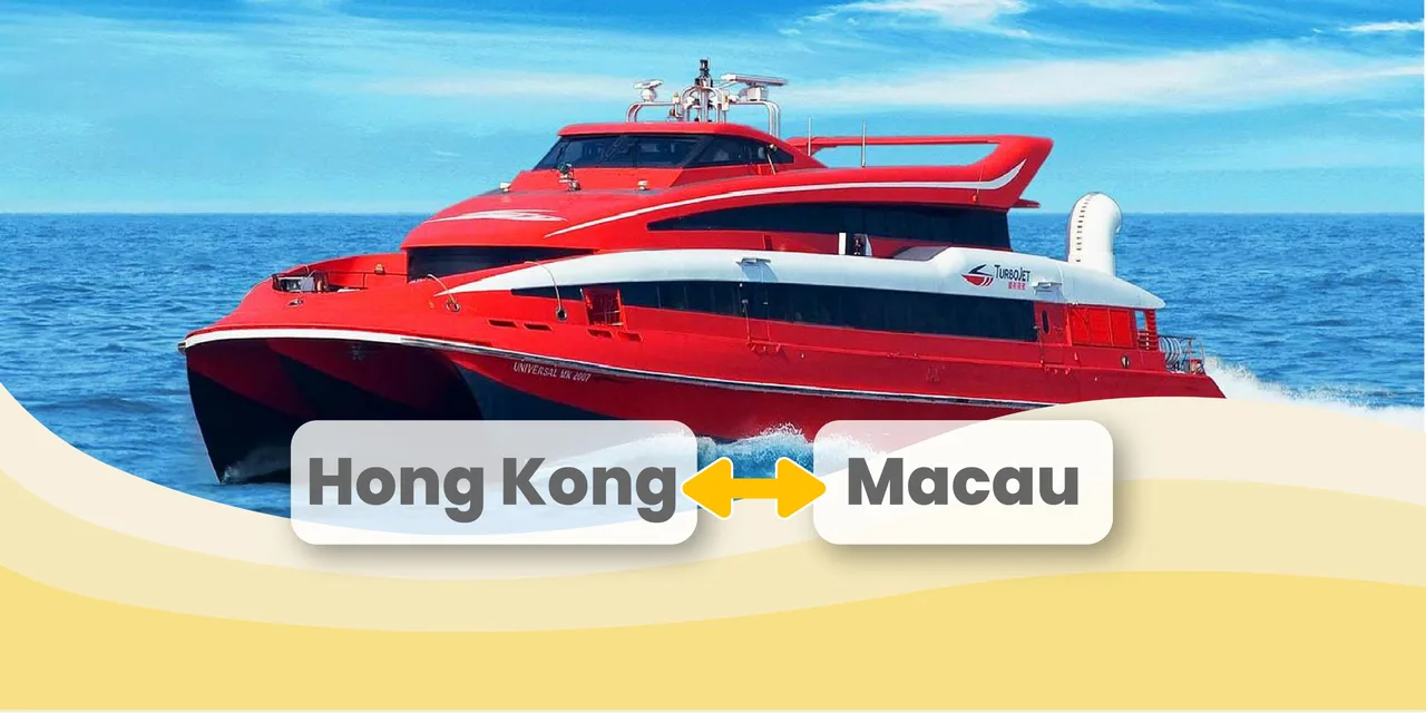 TurboJET Ferry Ticket between Hong Kong and Macau