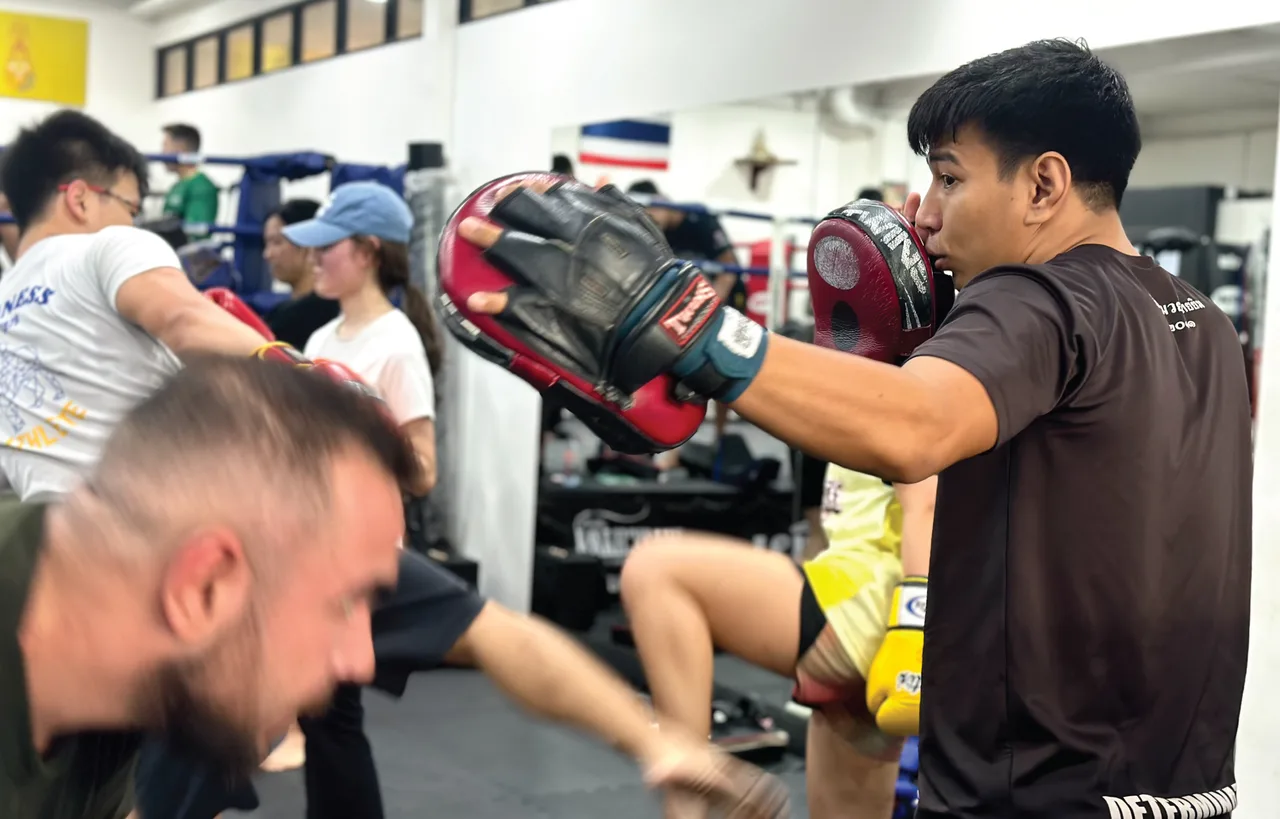Muay Thai Class at Watchara Muay Thai Gym