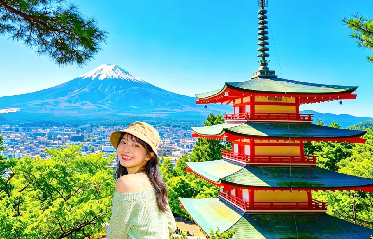 Mount Fuji Popular Instagrammable spots tour with Lunch Option