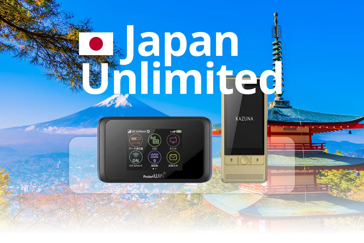 4G WiFi (Unlimited Data) & Powerbank (JP Hotel Two Way Delivery) 