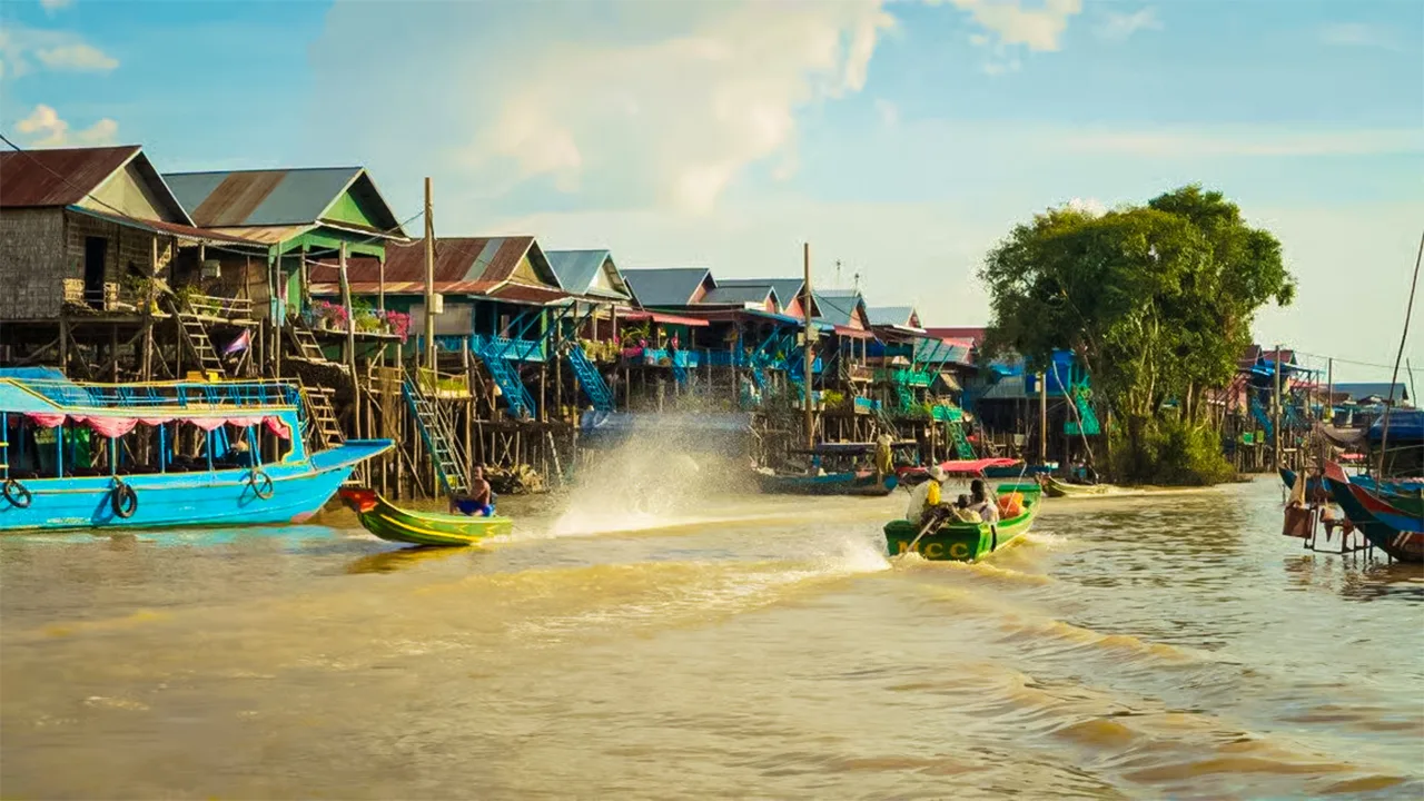 Siem Reap Tonle Sap & Floating Village Half-Day Tour with Transfers