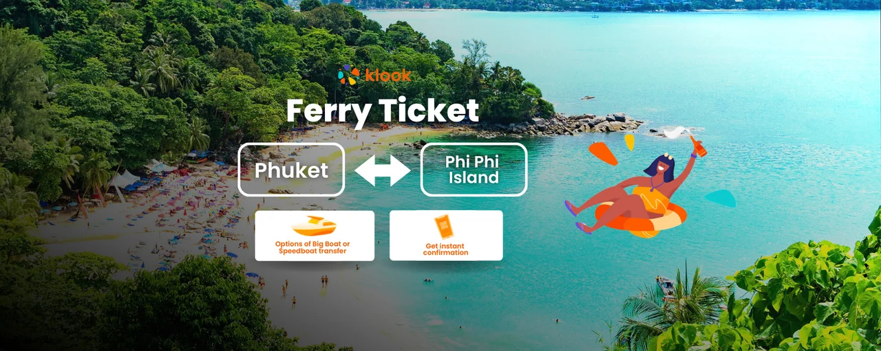 Phuket - Koh Phi Phi - Krabi - Railay Beach Ferry Ticket