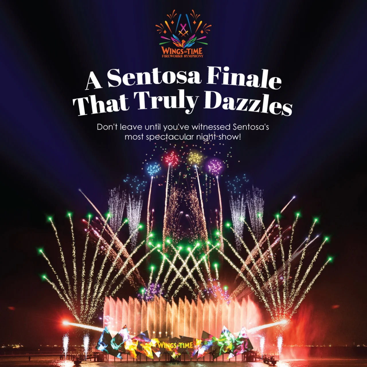 Wings of Time Fireworks Symphony Ticket in Singapore