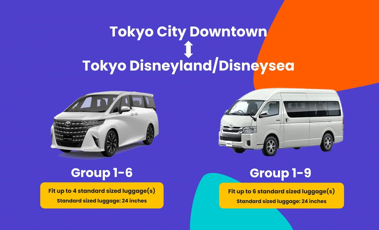 Tokyo Private Transfer to Disneyland, Disneysea