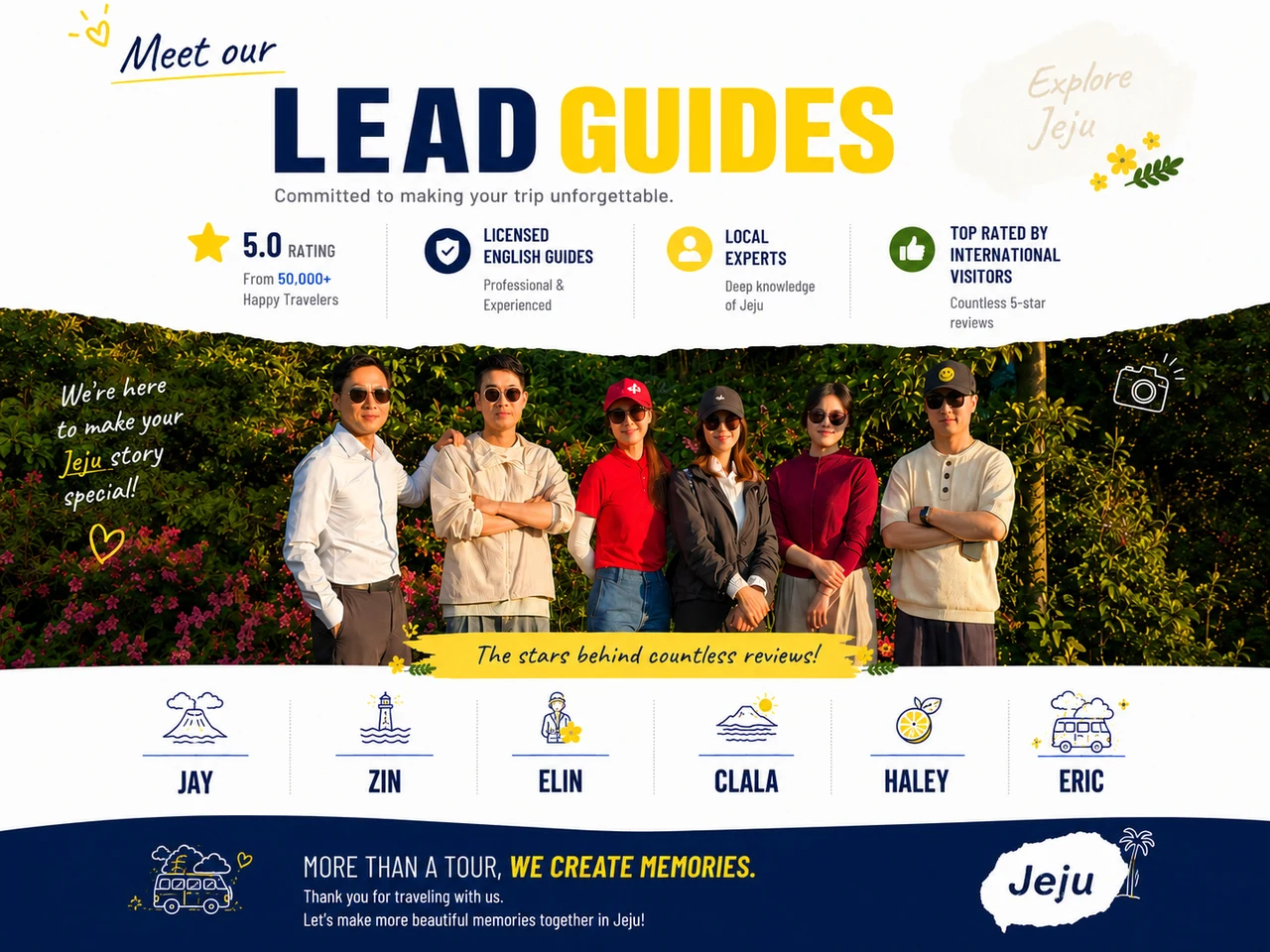 Jeju Day Tour for First-Time Visitors | UNESCO Sites & No Shopping