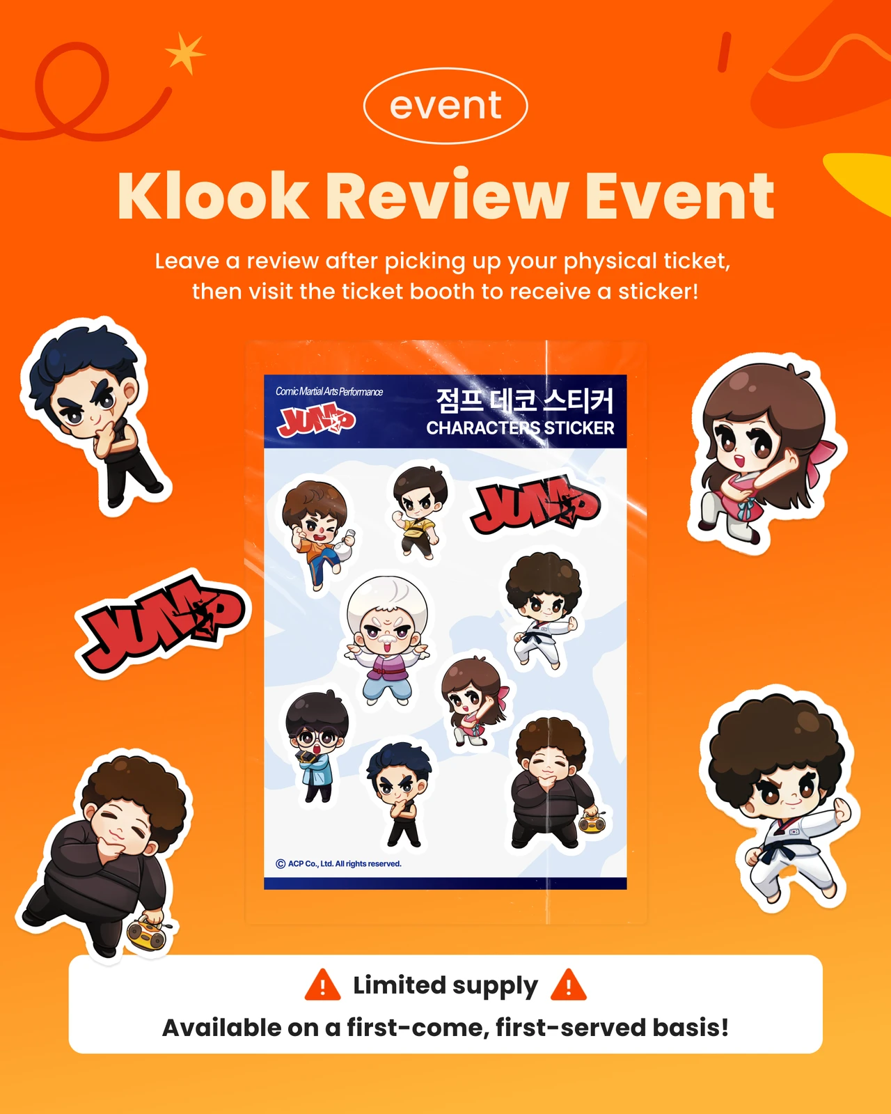 Jump - Comic Martial Arts Performance Ticket in Seoul