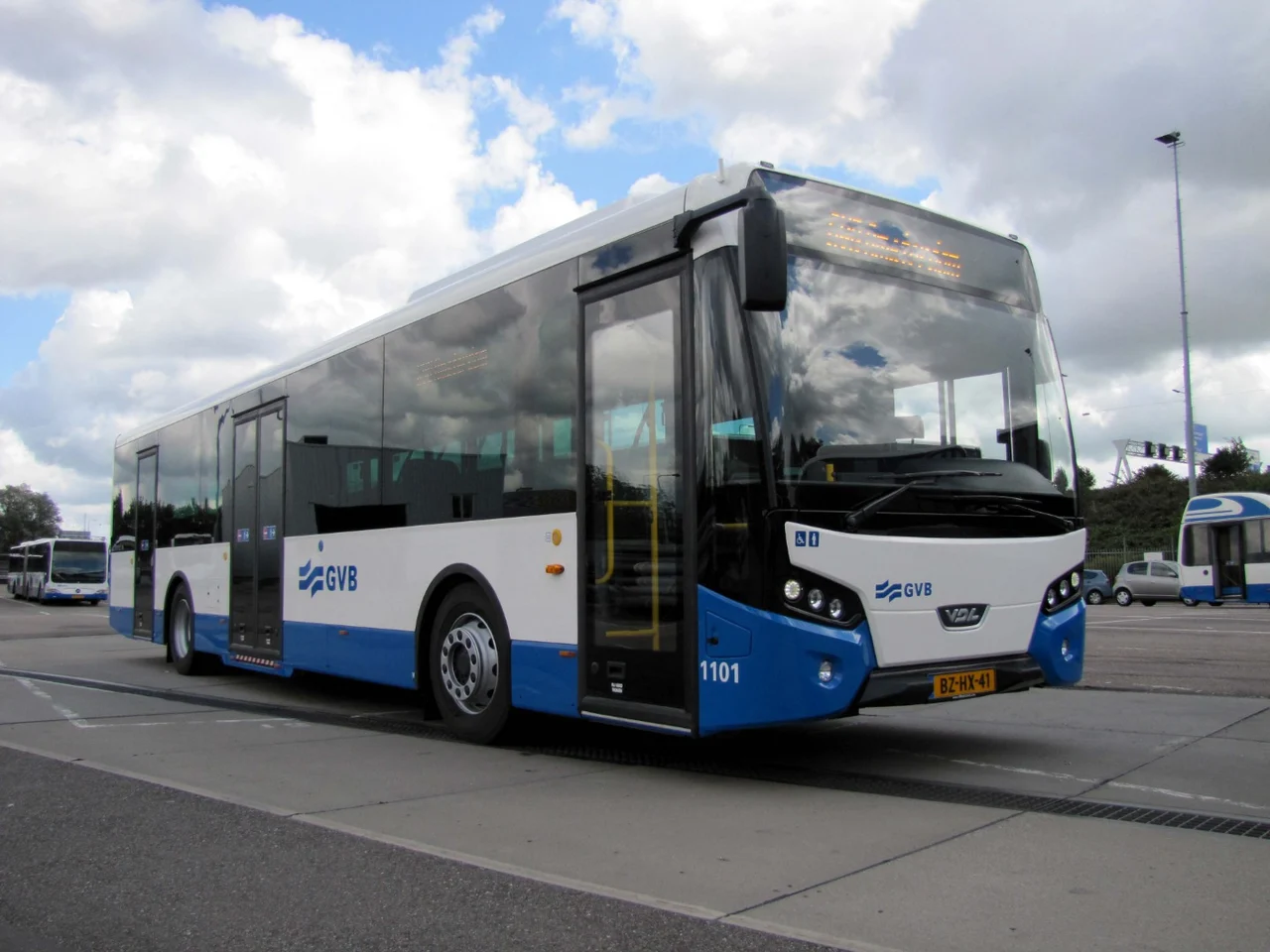 Public transport ticket in Amsterdam by GVB