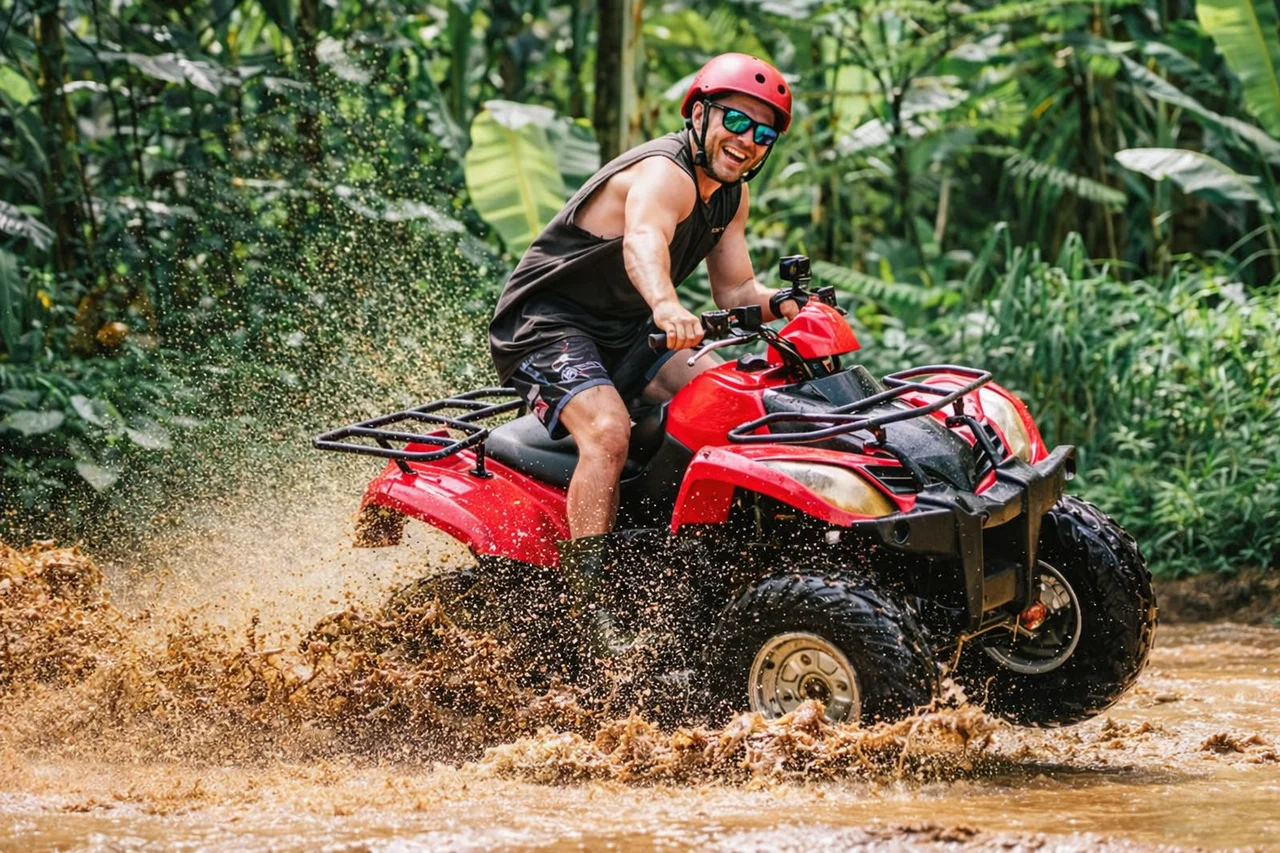 Ubud ATV Ride, Rafting, and Jungle Swing with Lunch