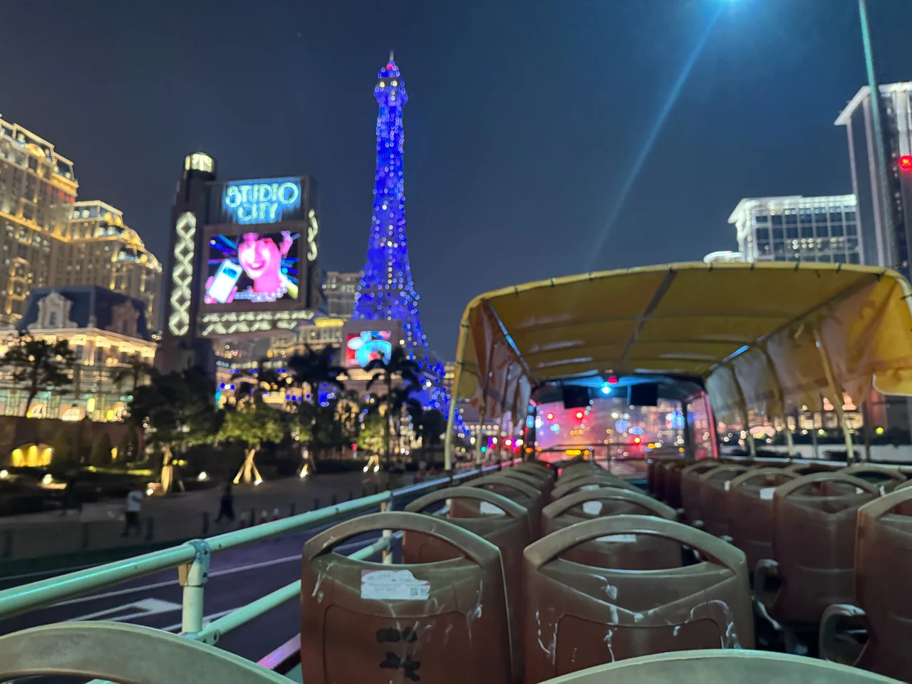 Macau Open Top Bus Night Tour