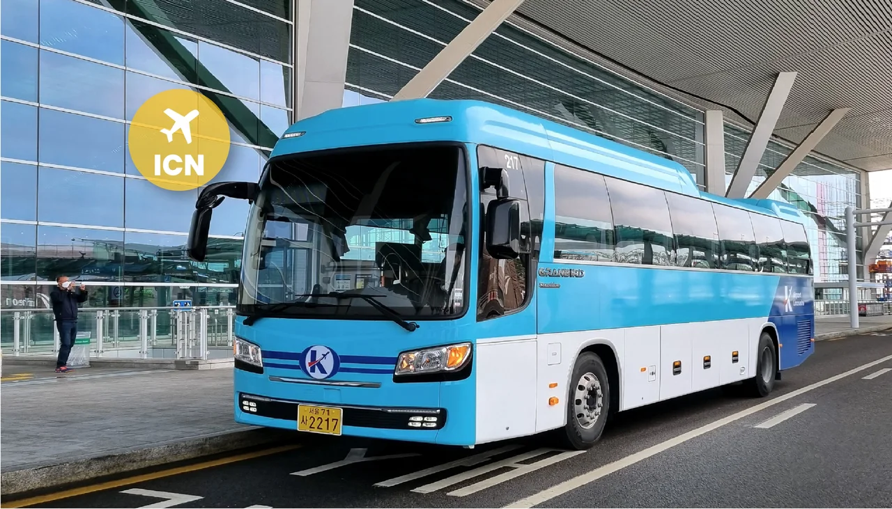 Incheon Airport to Seoul Bus Ticket by Korea Airport Limousine (KAL)